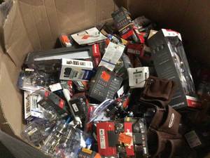 Gaylord full of Door hardware various models and conditions some maybe missing pcs open boxes see pictures