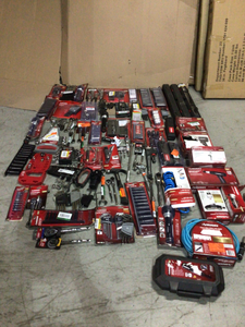 Pallet with assorted mechanic tools various kinds and conditions see pictures
