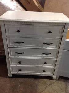 lot 39 image: lot of 3 bathroom vanitys without tops (have damage) see all pictures