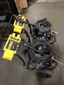 lot 40 image: lot of 2 Dewalt 3400 PSI pressure washers (in working condition) see pictures
