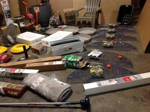 lot of assorted houseware items customer returns see all pcitures