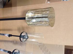 Numit 68.75 in. Blackened Bronze Floor Lamp with Mercury Glass Shade by Meyer&Cross & more see description