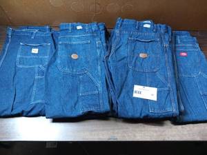 10 Pairs of 36 x 32 Carpenter Jeans- (1) Fire Resistant Carhartt, (3) G & K, (2) Dickies, (4) Red Kap