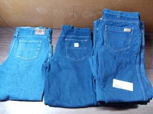 9 Pairs of 36 x34 Relaxed Cut Jeans-(1) G & K, (1) Carhartt, (7) 394 Denim