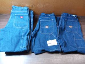 6 Pairs of 34 x 32 Carpenter Jeans (1) Red Kap, (1) G & K, (4) Dickies