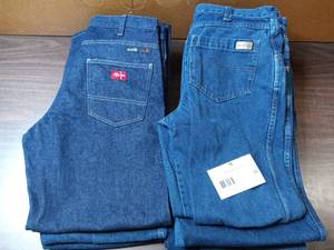 7 Pairs of Relaxed Cut Jeans-(3) 34 x 34 Flame Resistant Dickies, (4) 34 x 34 394 Denim
