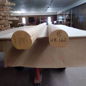 4 Red Oak Handrails (#4015)