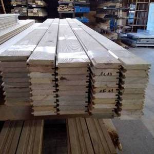 34 x 3 & 4 Ash V-Groove T&G - 400 LF (#4021-SScenter)