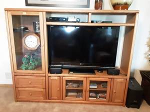 Entertainment Center 74x17x60 (Contents Not Included)