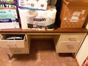 Metal Desk (Only) 54x24x29