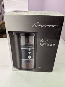 lot 184 image: New Capresso Disk Burr Coffee Grinder