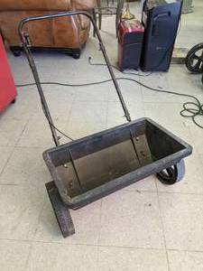 lot 236 image: Black Manual Grass Seed and Fertilizer Spreader