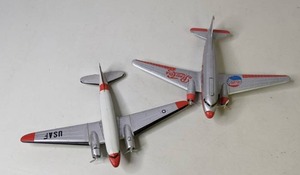 lot 157 image: (2) Vintage Airplane Model Toys - 106a &106b