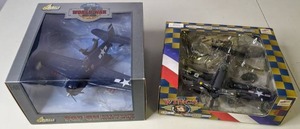 lot 79 image: (2) New in Box Model Airplane Toys - Dark Blue - 1 & 2
