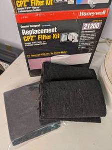 lot 77 image: Lot of (2) Honeywell Air Cleaners and Extra Filters