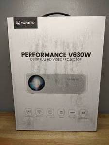 lot 33 image: Brand New VANKYO Performance V630W 1080P Projector Full HD 5G Wifi Projector with LCD Display