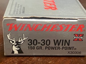 (20) Rounds Winchester Super-X .30-30  150grain Power-Point