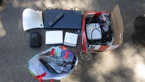 lot 35 image: Sony DVD Player, 2-Portable DVD Players, Play Station & More