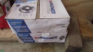 lot 6 image: Pair Of New Wagner Brake Rotors For 2004 Silverado SS.