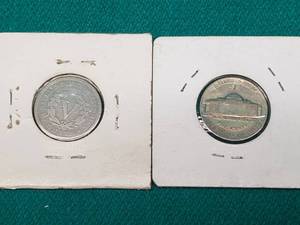 1900 Liberty Head,1943 Silver War Nickel
