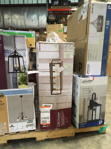 lot 21 image: Pallet with assorted Light various models and conditions  customer returns see pictures