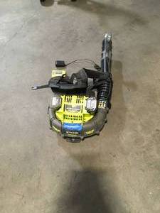 lot 39 image: Ryobi Backpack Blower 40V used in good condition  see all pictures