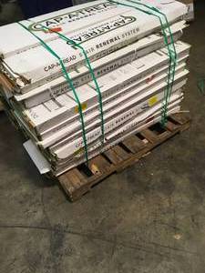 lot 1 image: Pallet with Assorted Cap A tread stairs costumer returns see the pictures