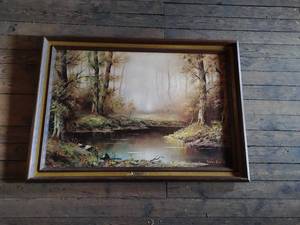 lot 45 image: Framed Slater artwork