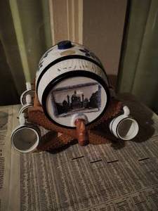 lot 251 image: Mini German ceramic cask