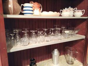 lot 212 image: Collection of Clear Glassware and Stemware