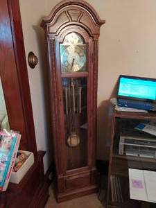 lot 217 image: Seth Thomas Grandfather Clock