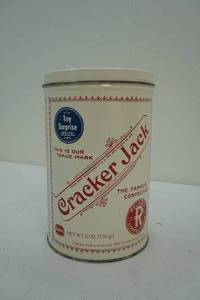 Cracker jack tin