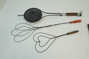 Rug beaters, cooker