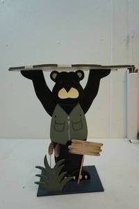 Fishing bear table