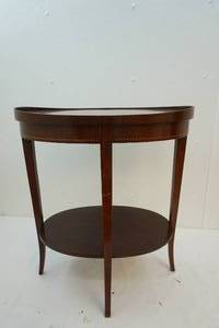 Oval end table