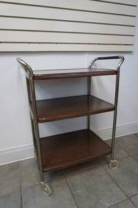 Rolling tray cart
