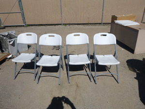 4 Fold Up Chairs