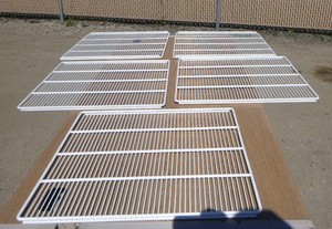 5 White Wire Shelving