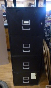 Fire Resistant 4 Drawer File Cabinet