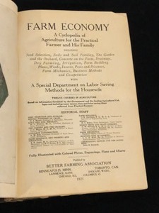 Farm Economy Twelve Courses in Agriculture, Bible, Ruler and newspapers