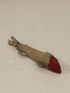 Old hand carved spearing Decoy