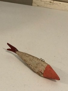 Old hand carved spearing Decoy