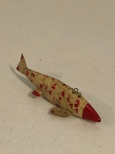 Old hand carved spearing Decoy