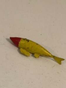 Old hand carved spearing Decoy