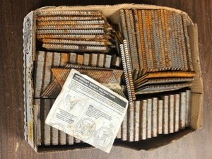 Nails and staples for a nail gun