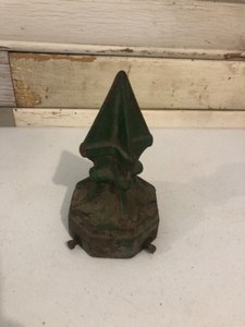 Antique cast iron finial