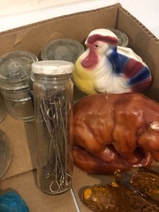 miscellaneous glassware