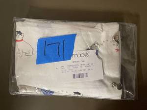 Whim by Martha Stewart Collection Novelty Print Standard Pillowcase Pair, 250 Thread Count 100% Cotton, Created for Macys