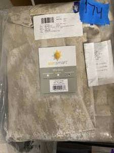 SunSmart Cassius 50 x 84 Marble Jacquard Total Blackout Window Panel