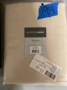 Madison Park Emilia 50 x 84 Lined Faux-Silk Twisted Tab Window Panel